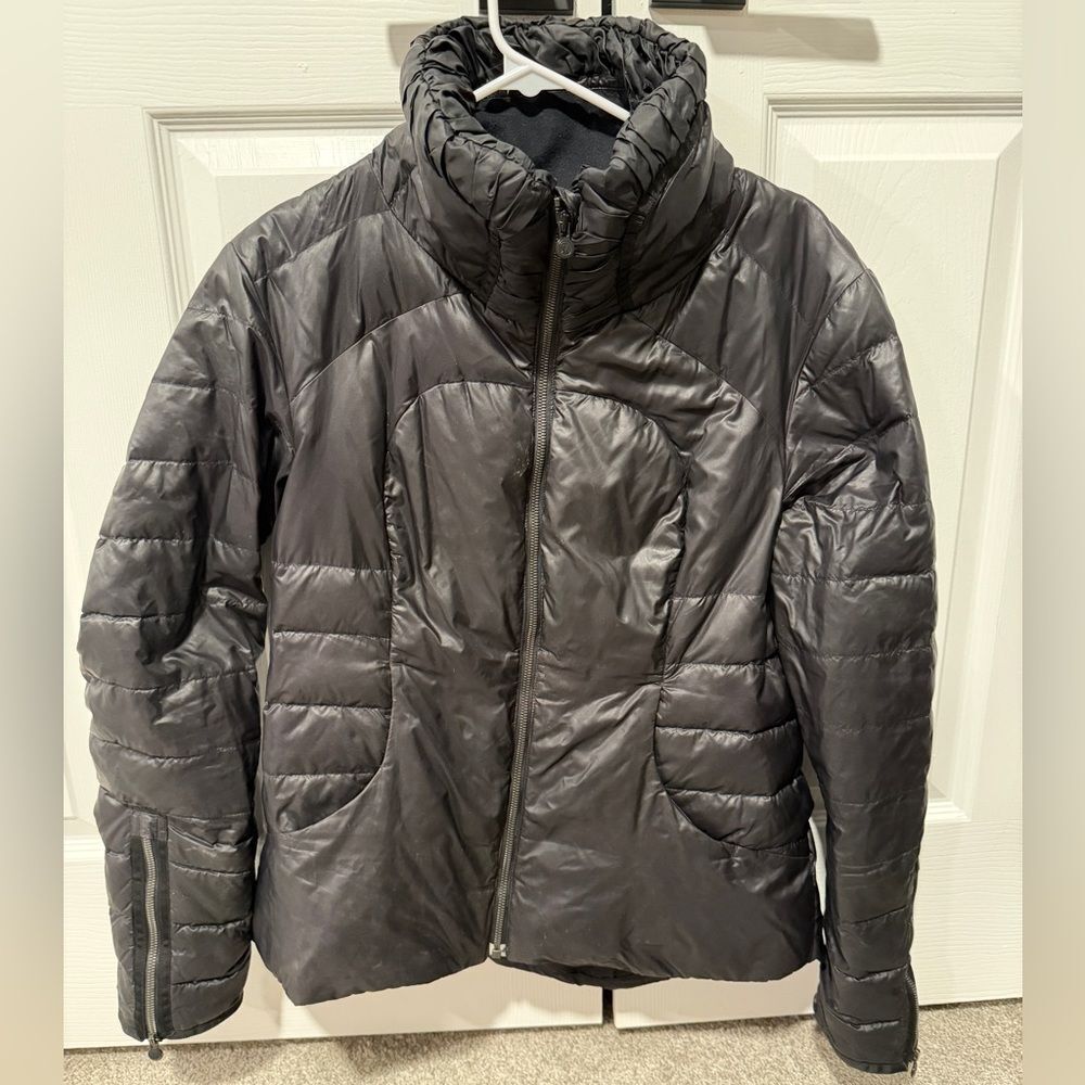Lululemon Athletica Size 10 (?) Black Down/ Puffer‎ Jacket!